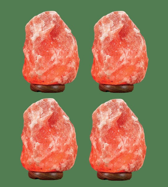 Himalayan Salt Lamp Natural Pink Small 4 units (10-12 lbs each)